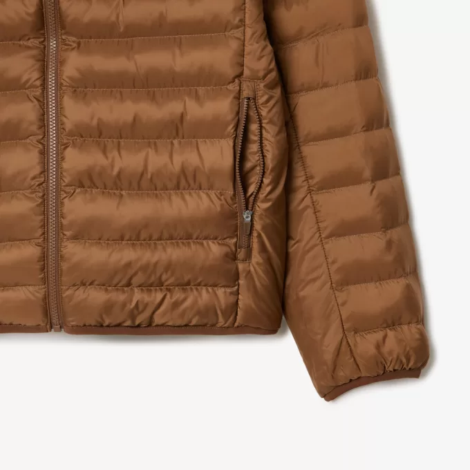 Water Repellent Quilted Hooded Puffed Jacket Water Repellent Quilted Hooded Puffed Jacket