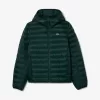 Water Repellent Quilted Hooded Puffed Jacket