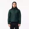Water Repellent Quilted Hooded Puffed Jacket