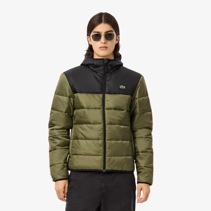 Water Repellent Quilted Puffed Jacket