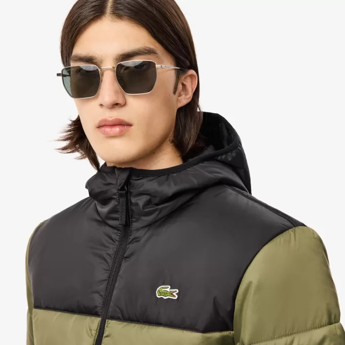 Water Repellent Quilted Puffed Jacket