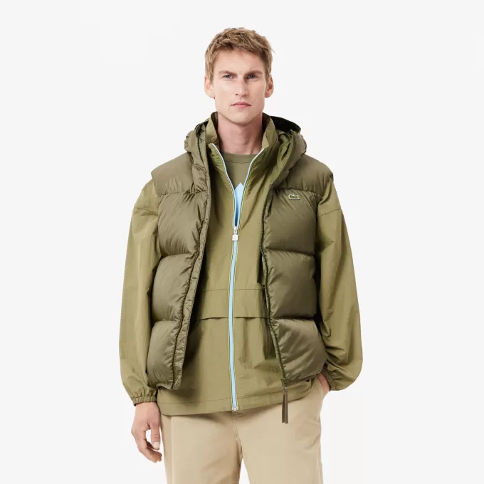 Water Repellent Short Puffed Vest