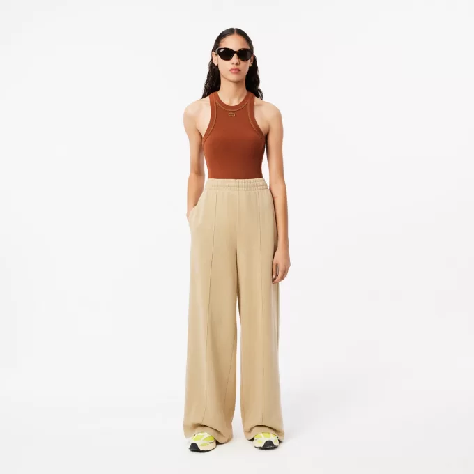 Wide Leg Badge Track Pants