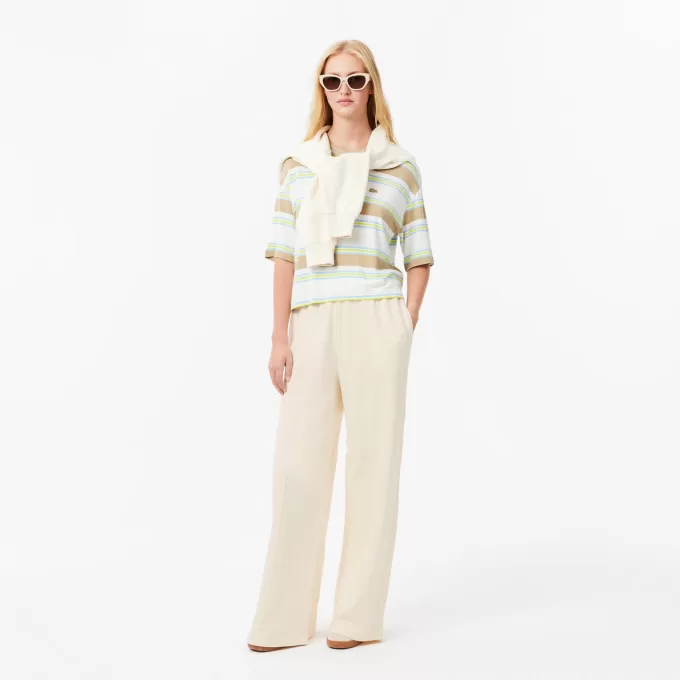 Wide Leg Badge Track Pants