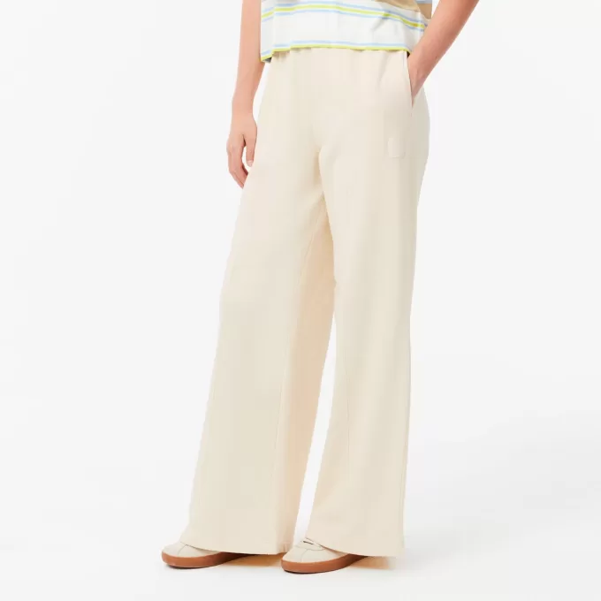 Wide Leg Badge Track Pants