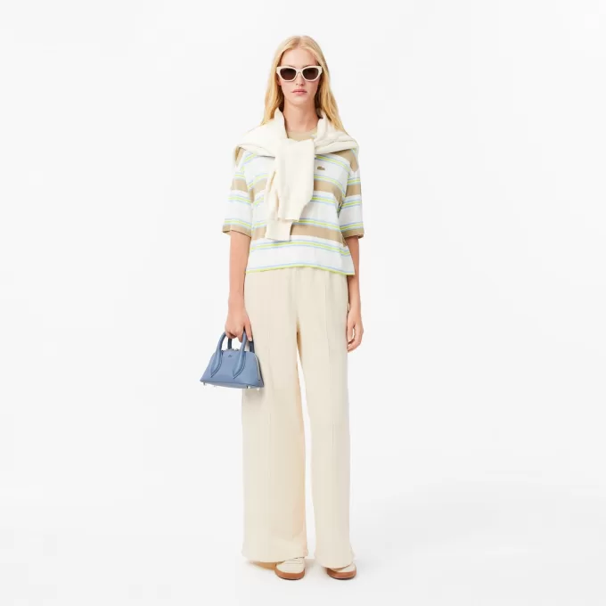 Wide Leg Badge Track Pants