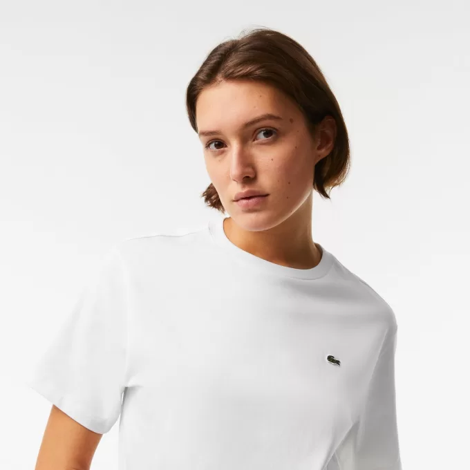 Womens Crew Neck Premium Cotton T-shirt