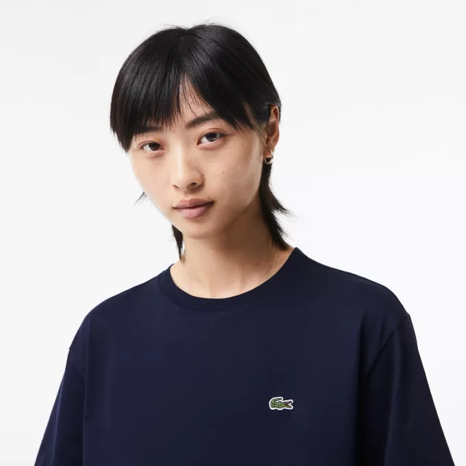 Womens Crew Neck Premium Cotton T-shirt