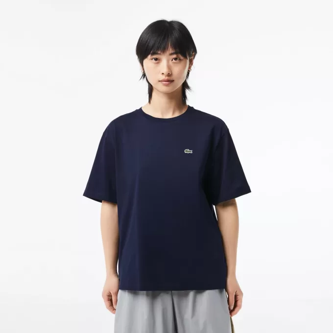 Womens Crew Neck Premium Cotton T-shirt