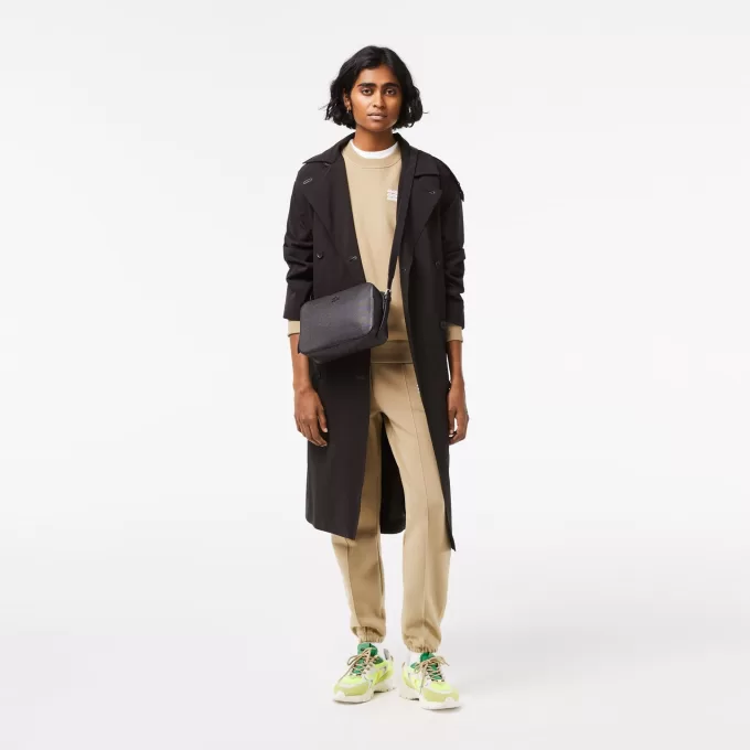 Women’s Lacoste Chantaco Calfskin Leather Pouch Purse