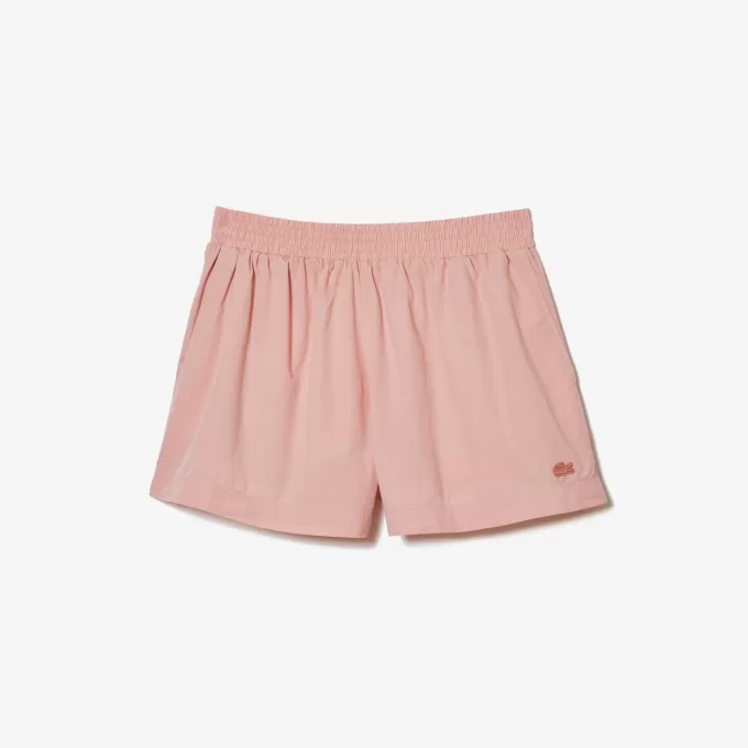 Women’s Lacoste Cotton Poplin Shorts