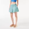 Women’s Lacoste Cotton Poplin Shorts