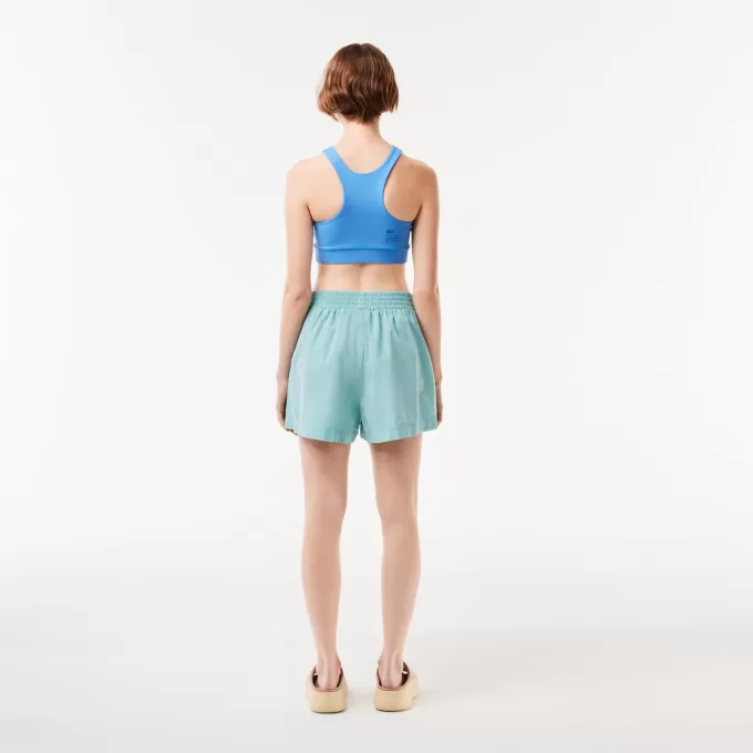 Women’s Lacoste Cotton Poplin Shorts