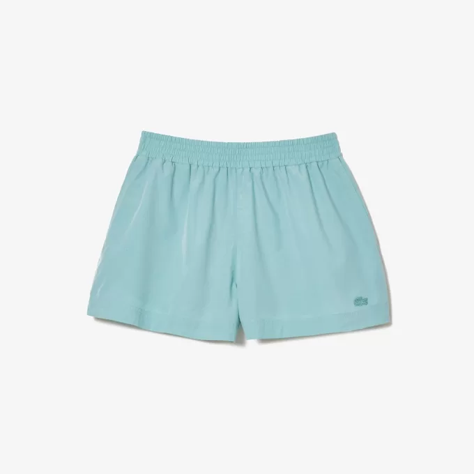 Women’s Lacoste Cotton Poplin Shorts