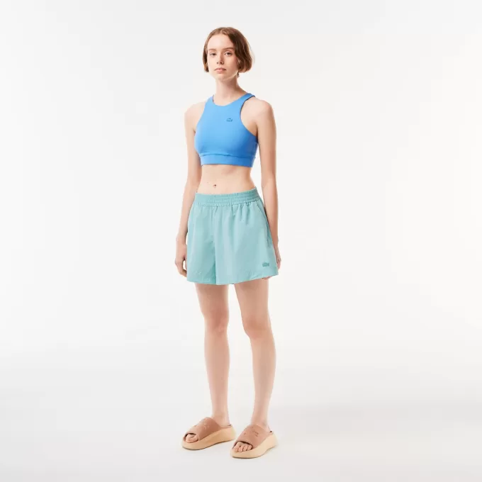 Women’s Lacoste Cotton Poplin Shorts