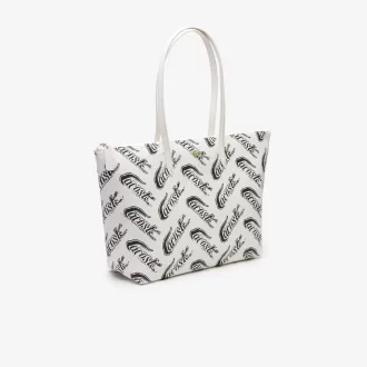 Womens Lacoste L.12.12 Logo Print Tote
