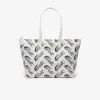Womens Lacoste L.12.12 Logo Print Tote