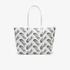 Womens Lacoste L.12.12 Logo Print Tote