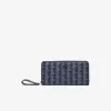 Women’s Lacoste Monogram Print Zip Wallet