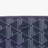 Women’s Lacoste Monogram Print Zip Wallet