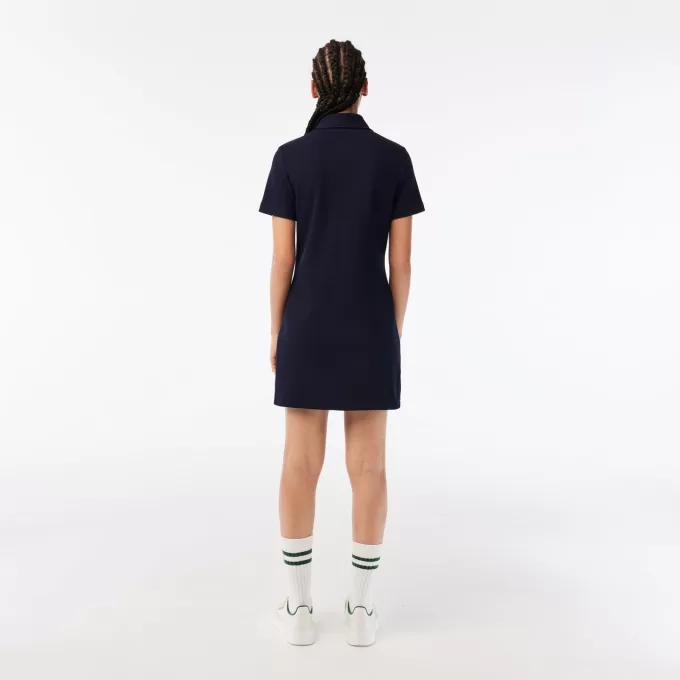 Women’s Lacoste Organic Cotton Buttoned Polo Dress