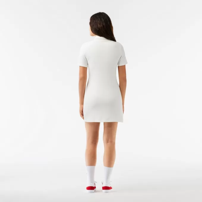 Women’s Lacoste Organic Cotton Buttoned Polo Dress