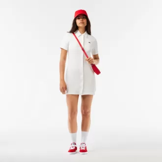 Women’s Lacoste Organic Cotton Buttoned Polo Dress