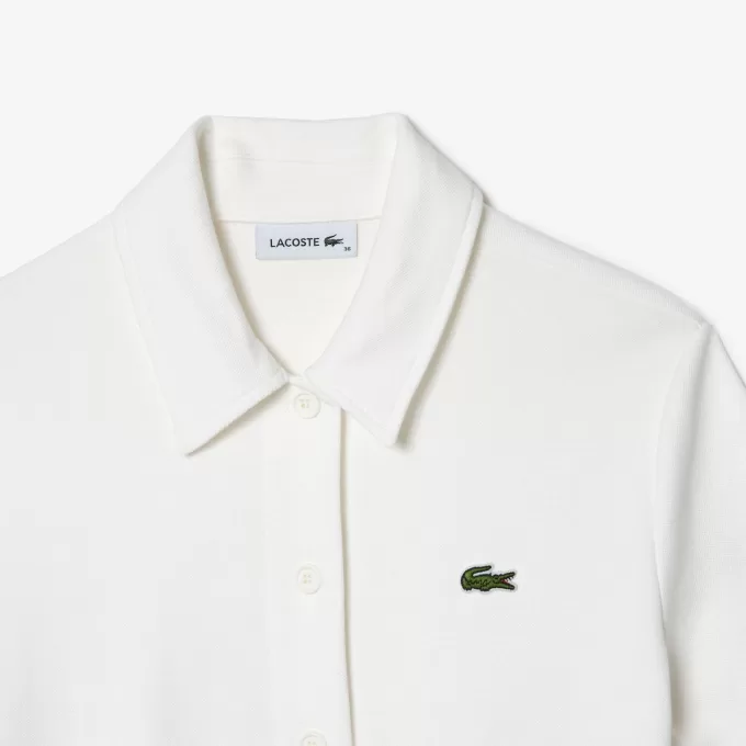 Women’s Lacoste Organic Cotton Buttoned Polo Dress