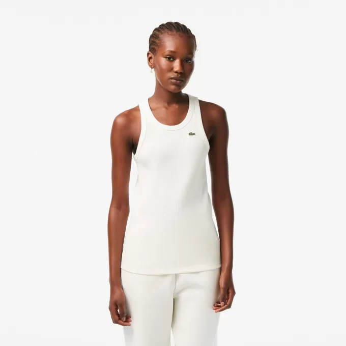 Women’s Lacoste Slim Fit Organic Cotton Tank Top
