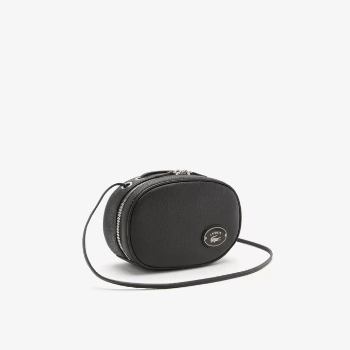 Women’s Lacoste Small Oval Grained Leather Camera Bag