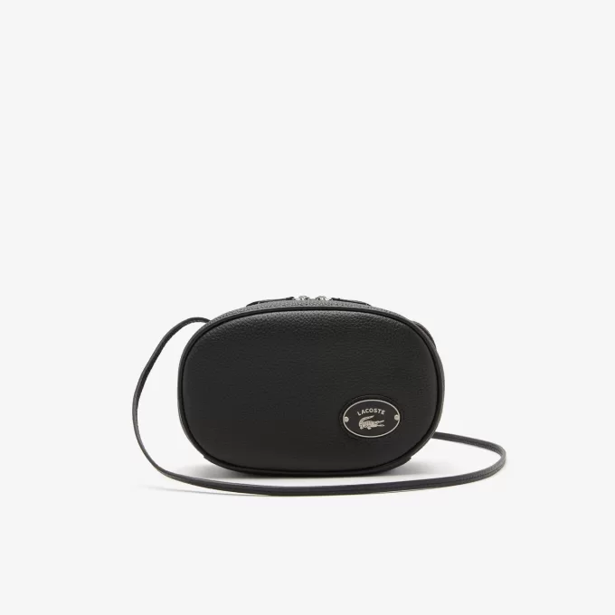 Women’s Lacoste Small Oval Grained Leather Camera Bag