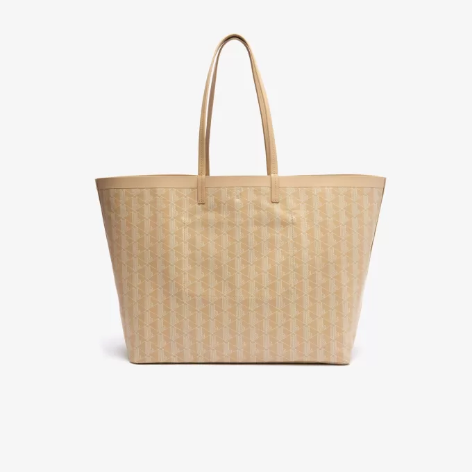Zely Coated Canvas Monogram Large Tote
