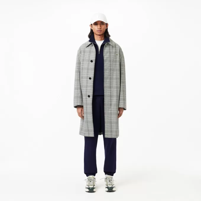 Zip-Up High Neck Interlock Sweatshirt