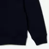 Zip-Up High Neck Interlock Sweatshirt