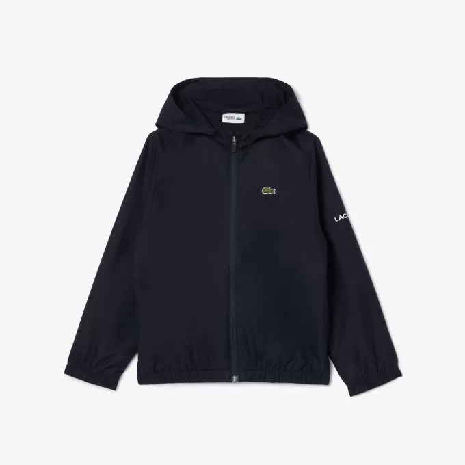 Zip-Up Hooded Sport Jacket