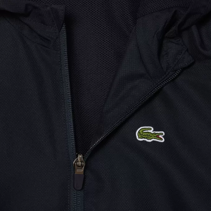 Zip-Up Hooded Sport Jacket