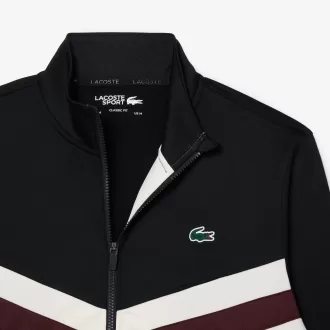 Zip-Up Print Tennis Sweatshirt