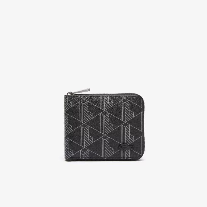 Zipped Monogram Billfold